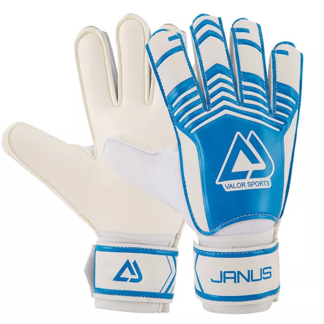 Kids Adult Soccer Football Goalkeeper Goalie Gloves Latex Finger Protection