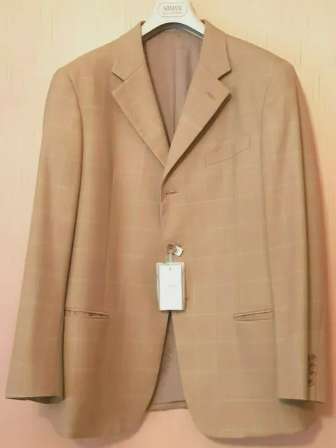 ARMANI COLLEZIONI GIACCA da Uomo Lana e Seta Made in Italy Tg. 50