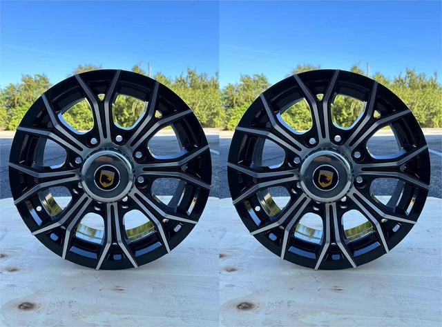 2  Cw618 16X6, 8X6.5 Aluminum Trailer Rv Wheel