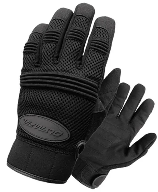 Olympia 760 Air Force Mens Gel Motorcycle Gloves Black 3XL