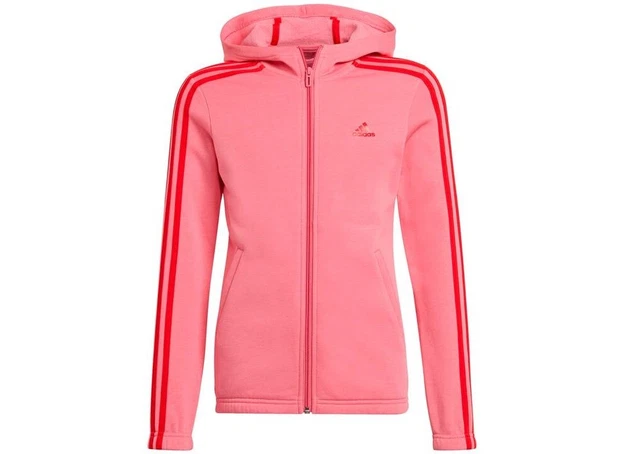 Felpa felpe bambina bimba Adidas GS2197 performance kids cappuccio cotone rosa