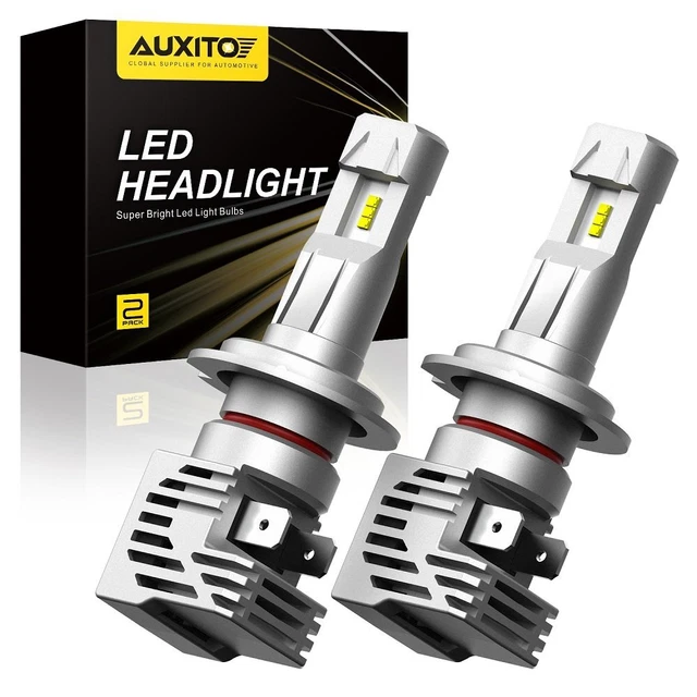 AUXITO H7 LED High Low Beam Headlight Bulbs 60W 6500K White Canbus No Error EAG