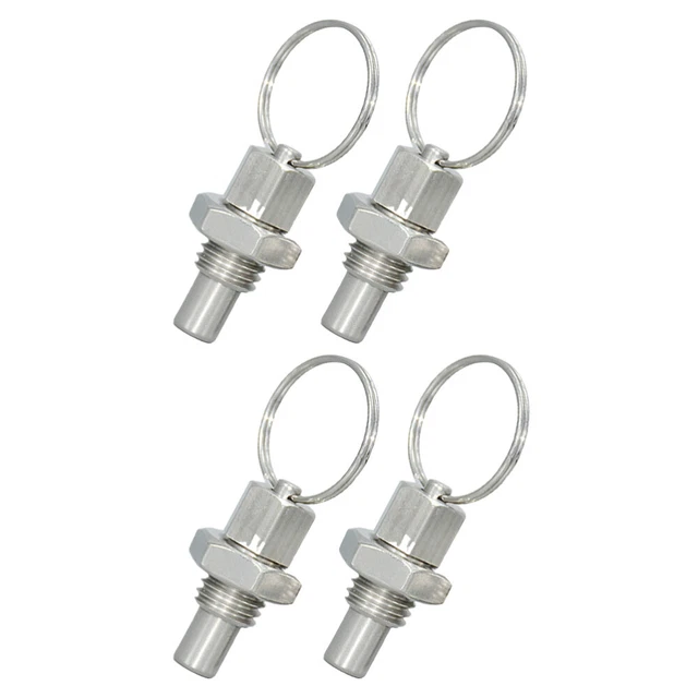 4 Pcs Federstößel Mit Zugring Austausch Sicherheitsnadel Federstift