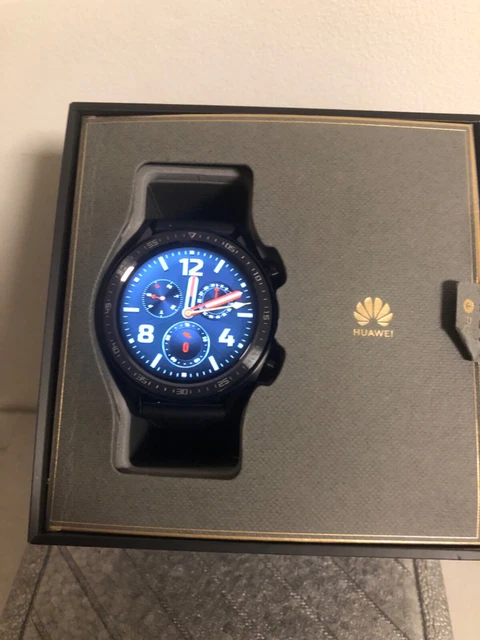 Huawei watch gt 46.5 mm black stainless steel case with graphite black band outlet