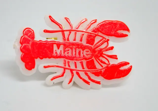 Maine Lobster Vintage Lapel Pin