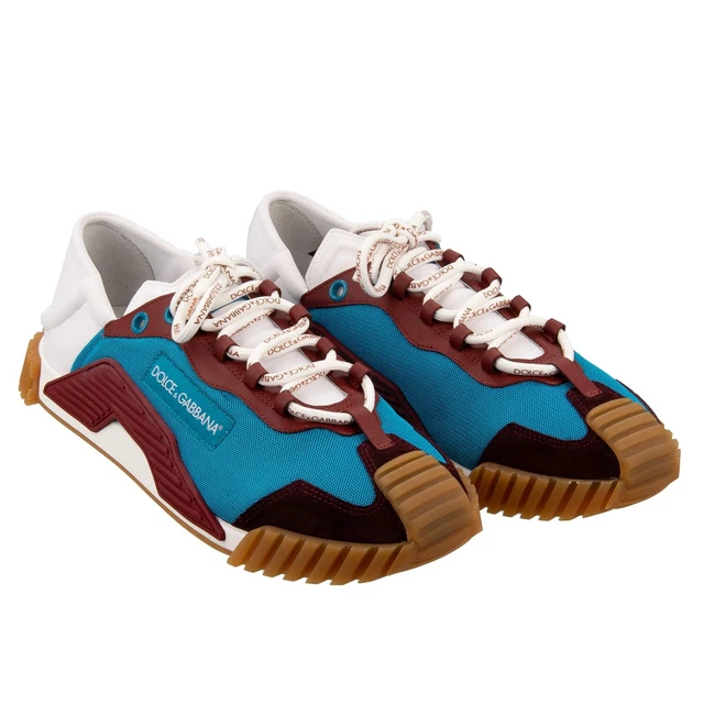 Baskets Basses Dolce & Gabbana Homme - Modèle Miami En Cuir Rouge - Édition Limitée | Chaussures De Luxe Italiennes