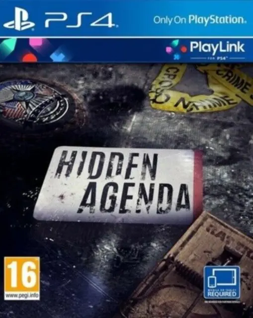 Hidden Agenda (Sony PlayStation 4 2017) Video Game Quality Guaranteed