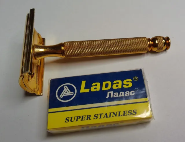 Vintage Gillette Gold Tech Safety Razor