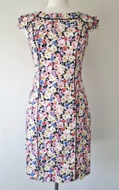 REVIEW | Floral Cap Sleeve Pencil Party Cocktail Office Work Dress | SIZE 8
