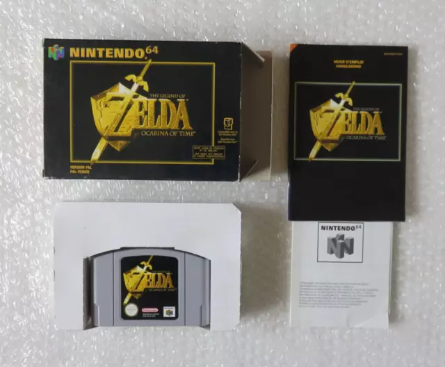 The Legend Of Zelda Ocarina Of Time Oot - Nintendo 64 - Complet - Pal Fah - Tbe