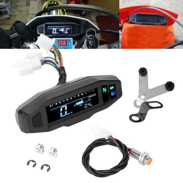 ✨ Motorrad Tachometer digital Zaddox SM6 Drehzahlmesser LCD ✓ kaufen