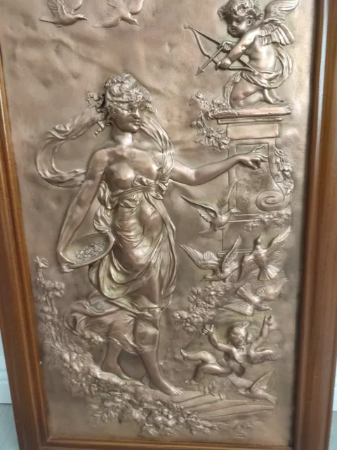 Altes hübsches Relief Jugendstil Karl Sterrer 3