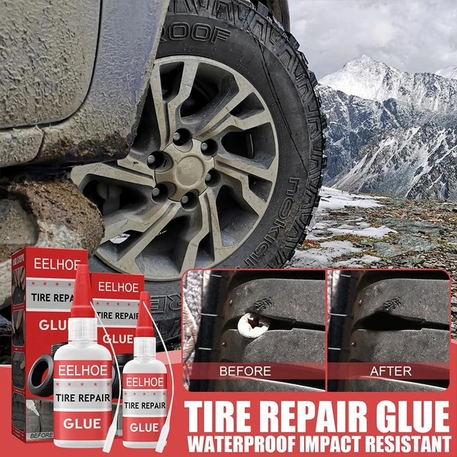 30/50ML Strong Rubber Adhesive Tire Puncture Repair US Super Set Caulk Car U9T0