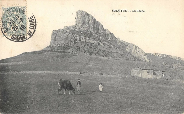 Cpa 71 Solutre La Roche