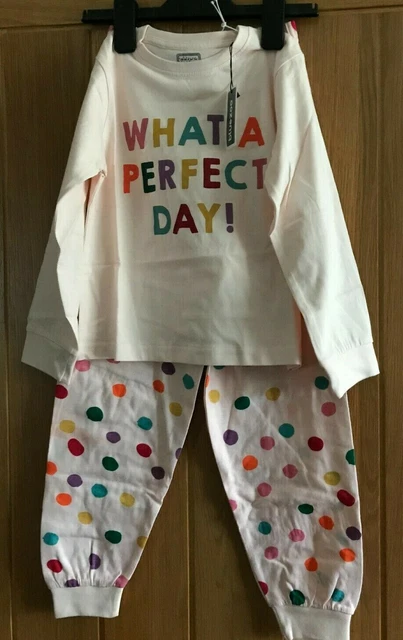 DEBENHAMS BLUEZOO GIRLS Multi Coloured Kids Pyjamas with Eye mask