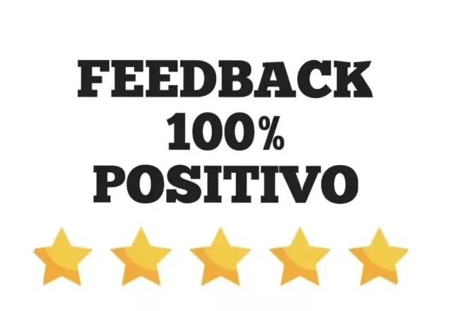 ⭐⭐⭐⭐⭐Feedback Positivo 5 Stelle⭐⭐⭐⭐⭐