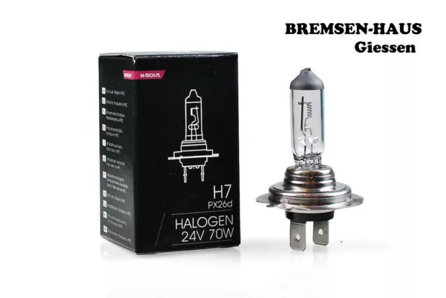 2x Birne/Lampe Scheinwerfer 24V 70W / H7 / PX26d