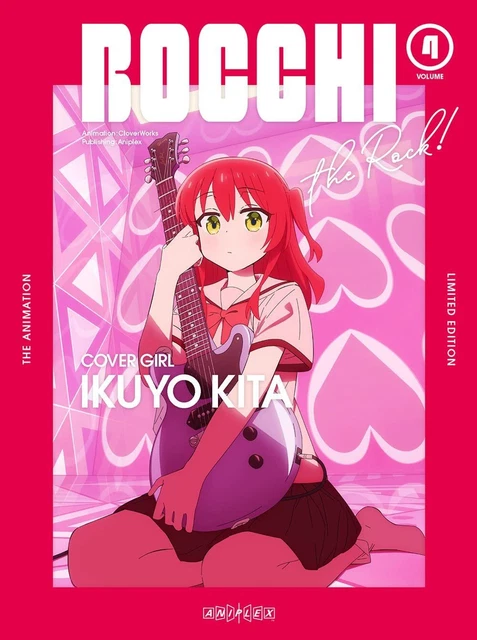 BOCCHI THE ROCK Vol.4 First Limited Edition Blu-ray Soundtrack CD Booklet Japan