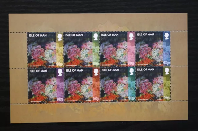 Isle of Man Stamps China World Stamp Exhibition Peony Festival 8 x Mint Stamps