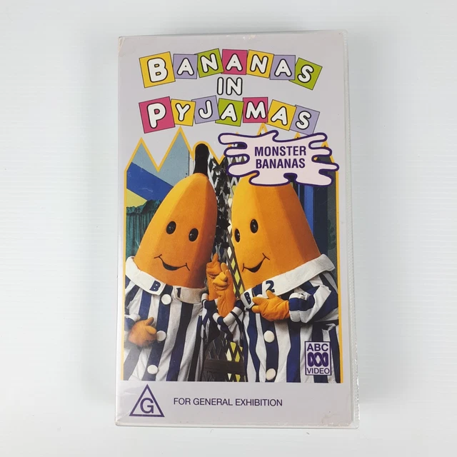 BANANAS IN PYJAMAS Monster Bananas (VHS, 1994) PAL ABC VIDEO RARE