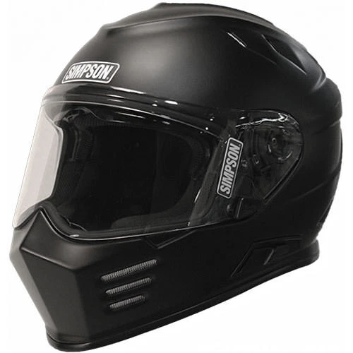 Simpson Safety Gbdm3 Matte Black Ghost Bandit Helmet Dot/Ece Certified (Medium)