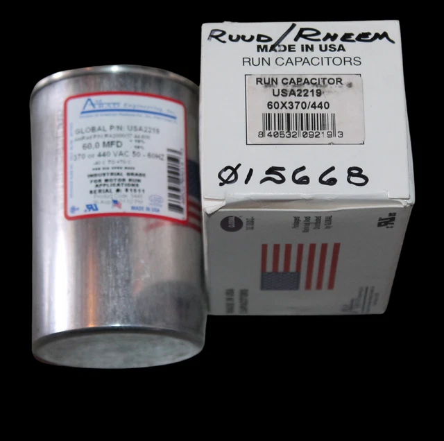 Global AmRAd RUN CAPACITOR ROUND 60X370/440 USA2219