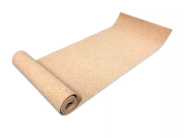 3 Rolls Craft Cork Rolls Sheet 20cm x 100cm / per roll  2.5mm thickness NEW