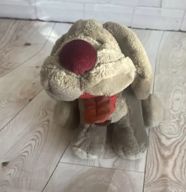 The Heritage Collection Plush Wrinkles Sitting Down Brown Dog 10 Inch