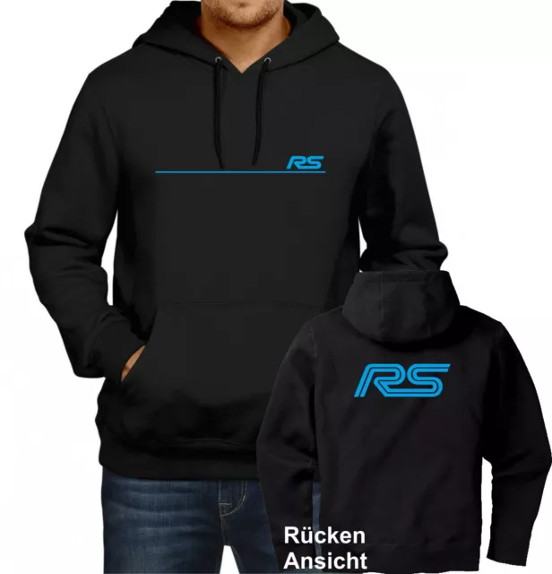 Hoodie für Ford Fans - Focus RS 2,5 Turbo 500 MK2 MK3 / Gr: M-XXL