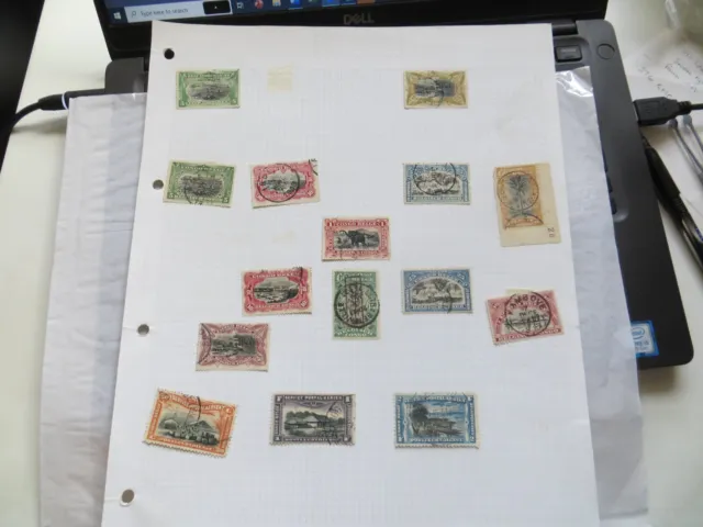 Belgian Congo  stamps all shown