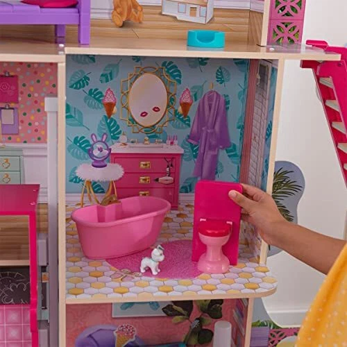 Kidkraft Pool Party Mansion Dollhouse With Ez Kraft D vrogue.co