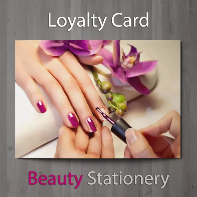 Loyalty Card Beauty Salon Manicure Spa Pedicure Nail Therapist Makeup A8 Mini