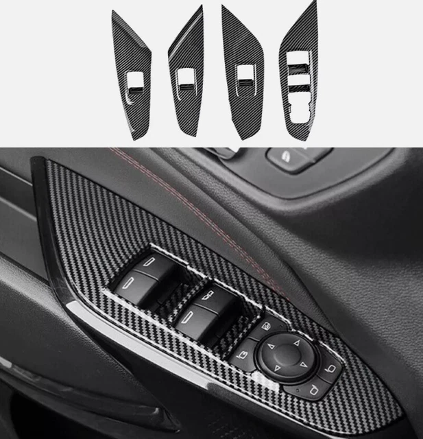 Garniture Intérieure En Fibre De Carbone Pour Interrupteur De Levage Nissan 350Z 2003-2009 - Design Sportif, Remplacement Direct