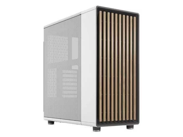 Fractal Design North Mid-Tower Case - Chalk White (Mesh) FD-C-NOR1C-03