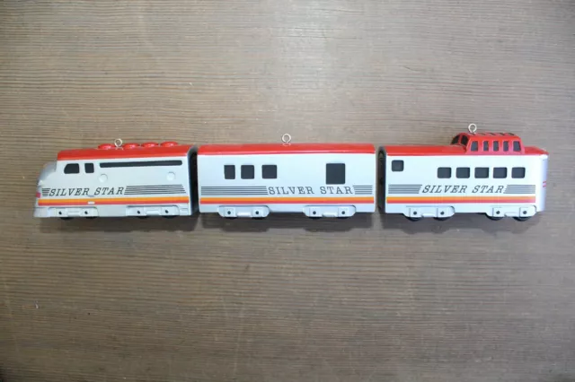 HALLMARK LIONEL TRAINS 1992 The Silver Star Train 3 Piece Set