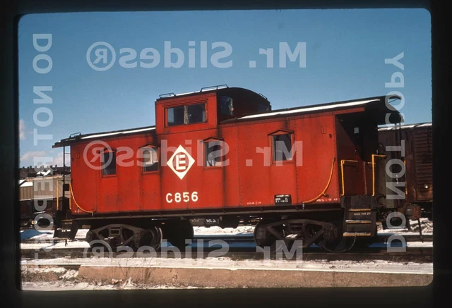 Duplicate Slide EL Erie Lackawanna Caboose C856