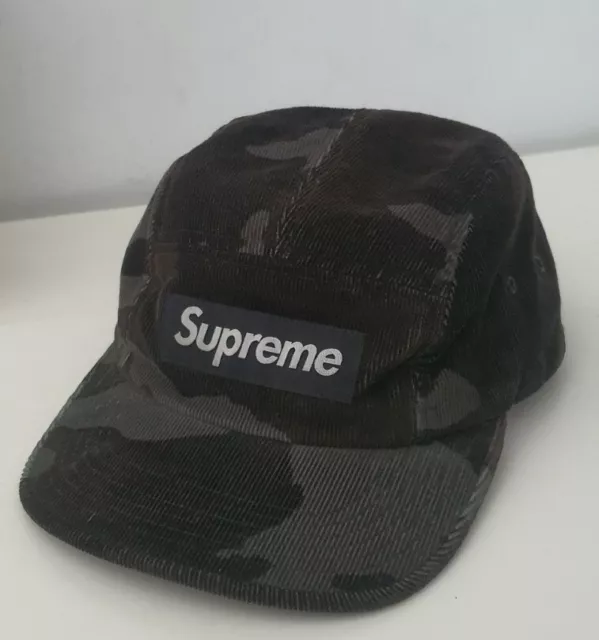 NWT Supreme 2 Tone Box Logo Hat Light Blue Red Camp Cap Mens DS SS22  AUTHENTIC