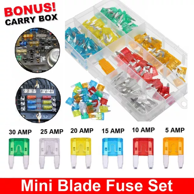 Assorted Car Fuse Mini Blade Fuses Set Auto Truck SUV Assortment Kits APM ATM