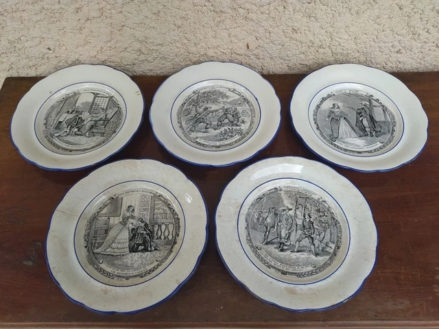 Ancienne et rare assiette en faïence de Choisy le Roi Hippolyte Boulenger et Cie XIXème - Collection