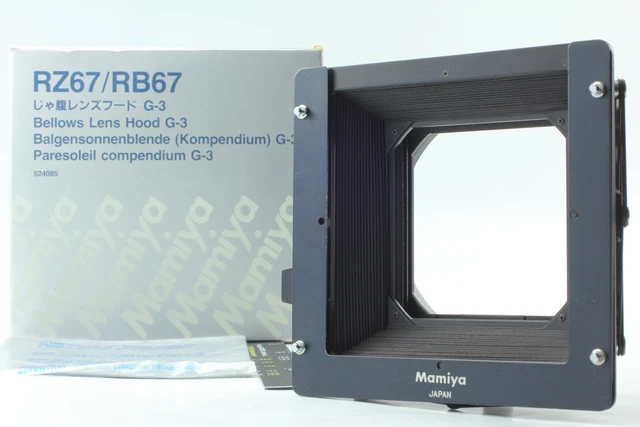 [Near Mint Box] Mamiya Bellows Lens Hood G-3 For RZ67 RB67 PRO S SD From Japan