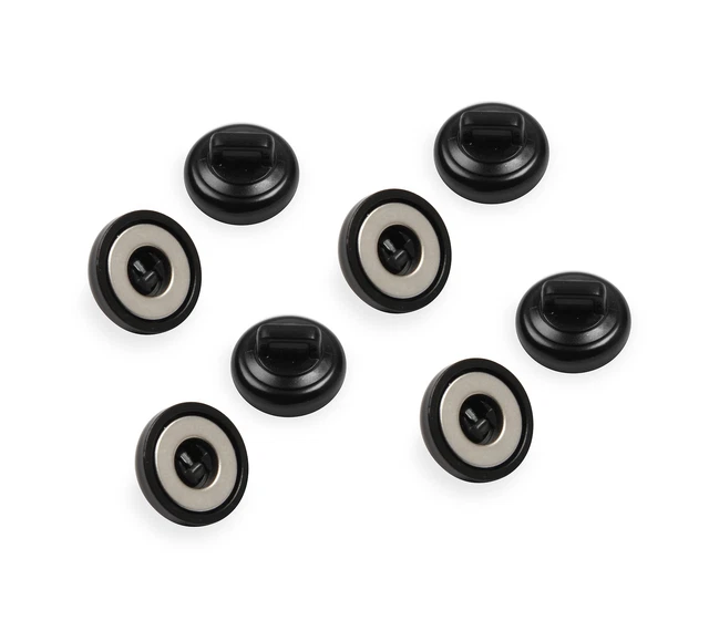 3740G Mr. Gasket Magnetic Cable Tie - (Small Tie Black - 8pk)