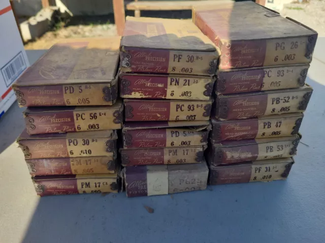 Lot Of vintage Parts Allied Precision Piston Pins Napa Lot Of vintage Parts Allied Precision Piston Pins Napa