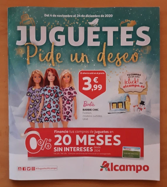 CATÁLOGO DE Juguetes Alcampo Navidad Nuevo Mint