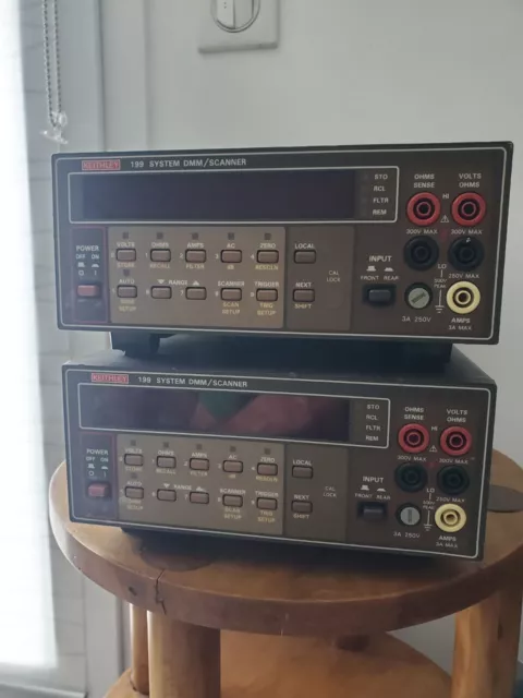 2 Appareils Keithley 199 System DMM Scanner Multimètre