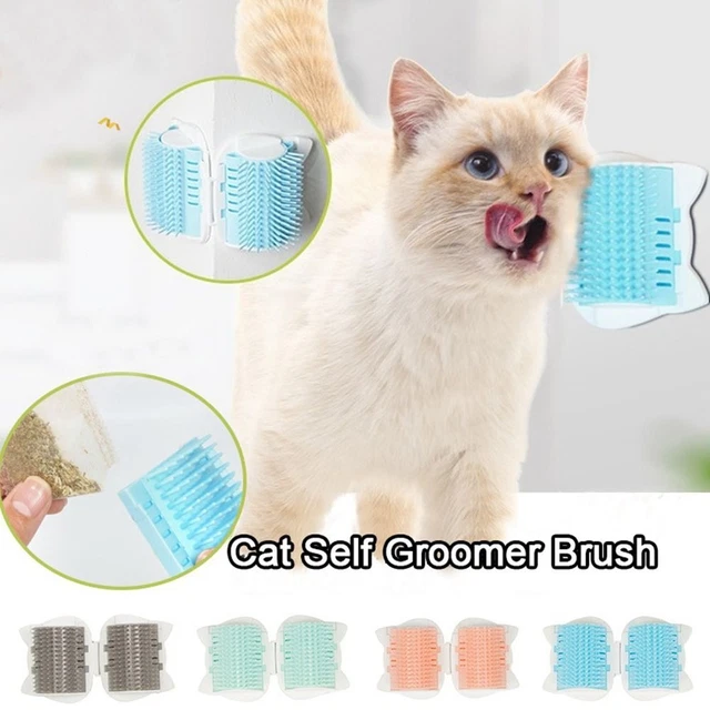 SUPPLY TICKLING COMB Cat Comb Brush Wall Corner Massage Cat Self ...