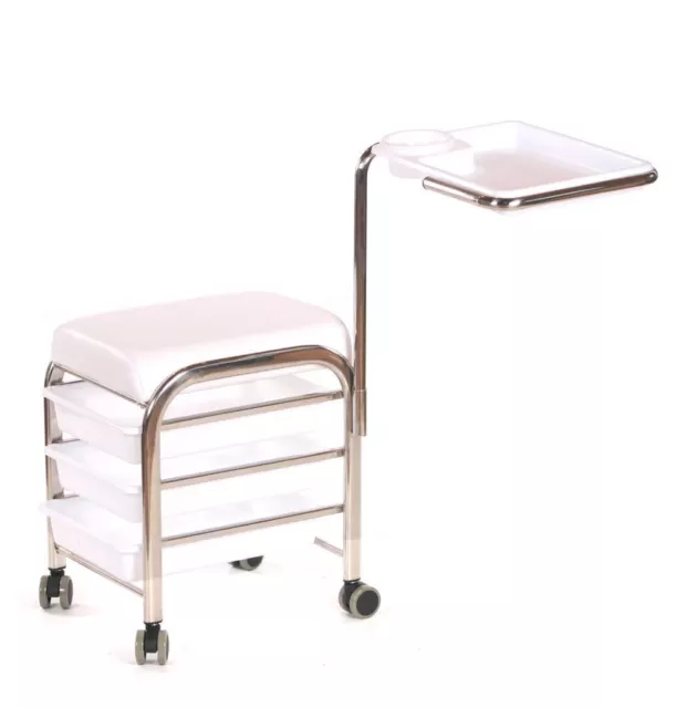 Urbanity manicure nail hair station beauty salon trolley chair stool table wx