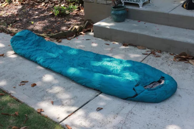 Mountain hardwear cool weather sleeping bag w sack Mummy teal