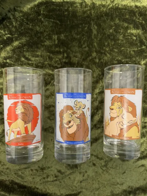 Disney König der Löwen 3 Fanta Glas Mufasa und Simba 0,4l Limited Edition