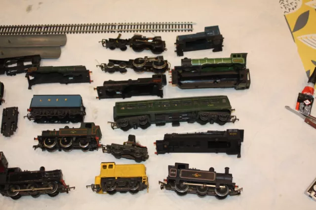 hornby , airfix, others oo gauge locomotives  body shells,spares or repair
