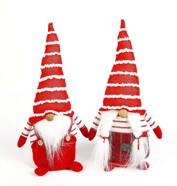 2x Weihnachtswichtel Aktion Wichtel Fredrick 30 cm rot